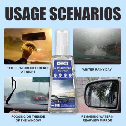 How to use anti-fog spray on your windscreens