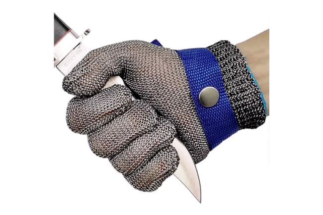 Wire mesh gloves