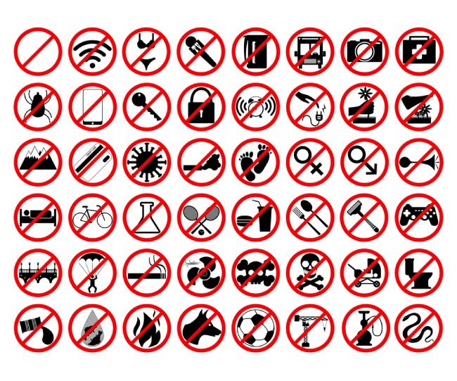 Restriction Signs